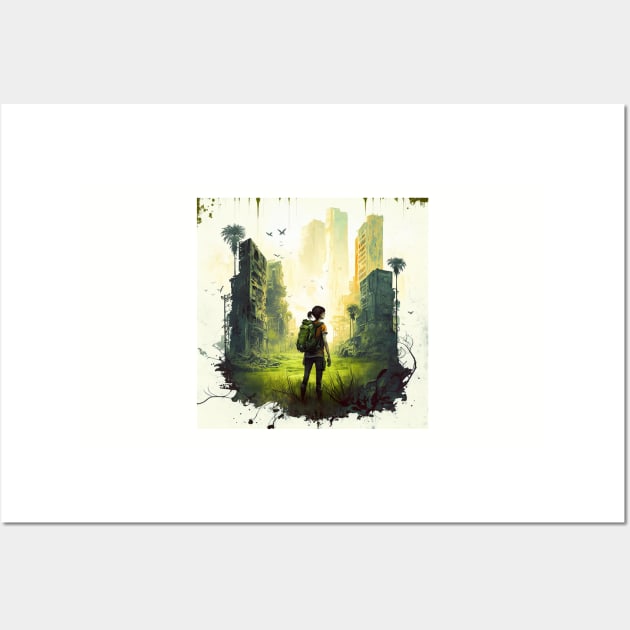 The Last of Us inspired design Wall Art by Buff Geeks Art